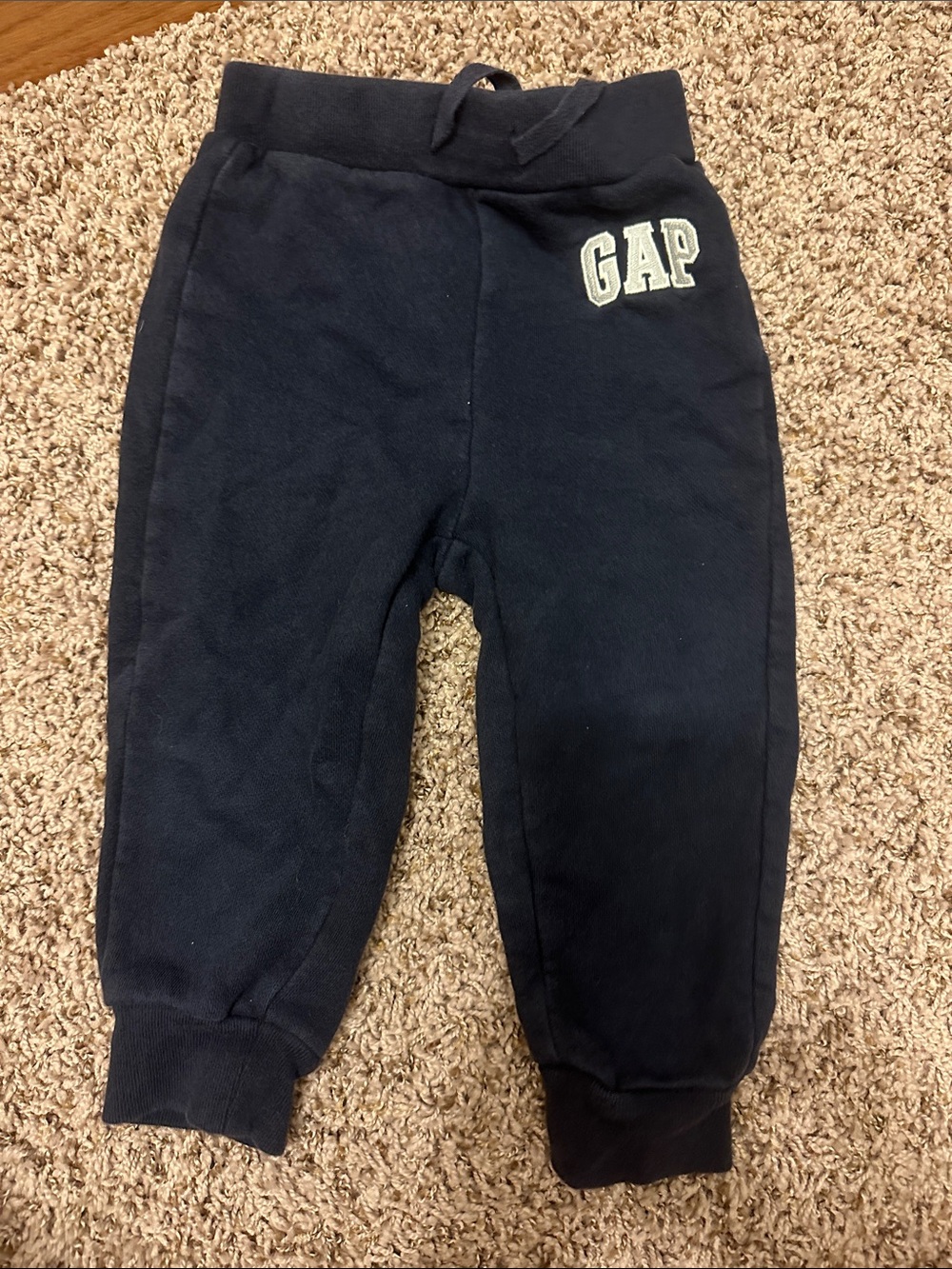 GAP Navy Kids Joggers with Logo